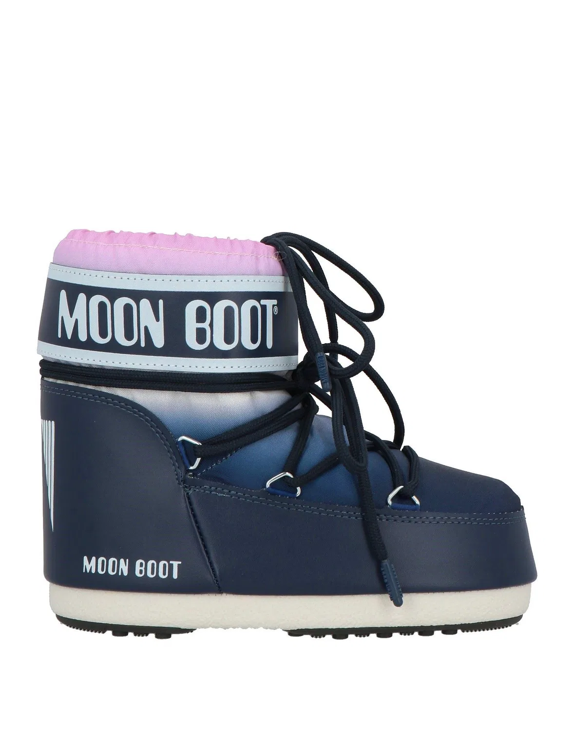 Детские утепленные ботинки для девочек с синтетическим наполнителем Moon Boot, синий