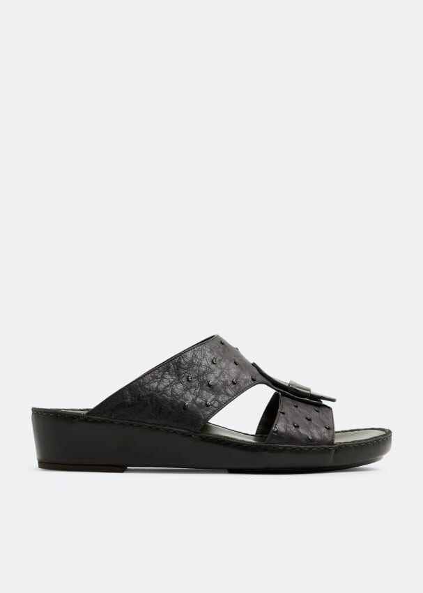 

Сандалии PRIVATE COLLECTION Fissare Contrast Ostrich sandals, зеленый