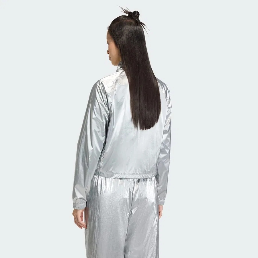 Куртка спортивная с длинным рукавом F50 Tracktop adidas, Серебристый — фото 2