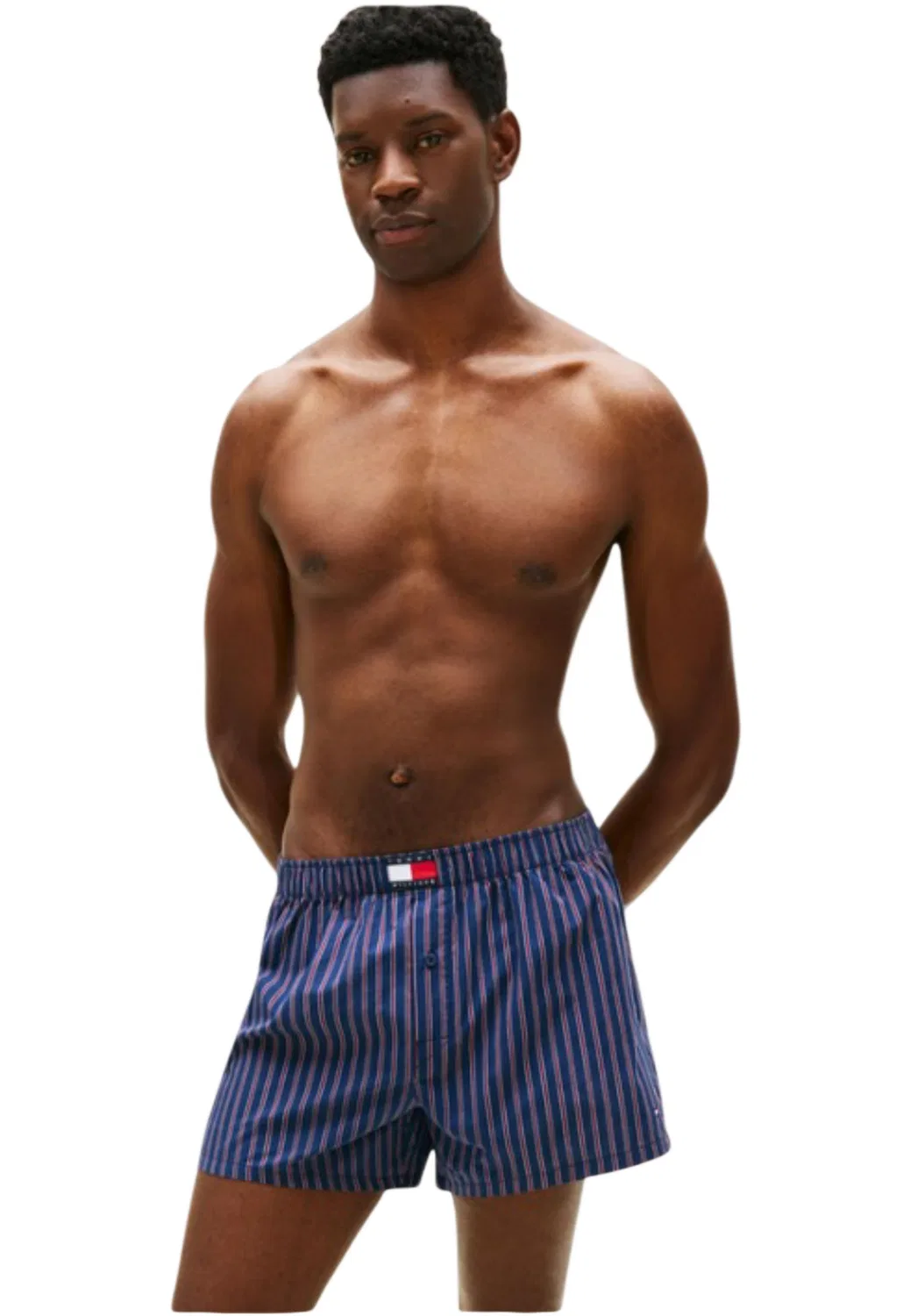Мужские трусы-боксеры с принтом, 3 шт, Tommy Hilfiger, Blue — фото 4