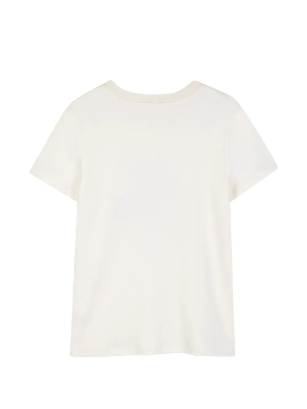 Футболка с цветочной вышивкой Chloé Kids, бежевый — фото 2