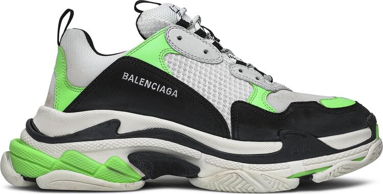 

Кроссовки Balenciaga Triple S Sneaker White Green Fluo, белый, Белый;серый, Кроссовки Balenciaga Triple S Sneaker White Green Fluo, белый