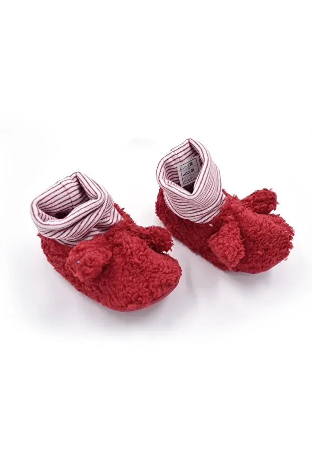 Детские пинетки для новорожденных хлопковые Carisma baby booties 7364 Funny Baby, Red