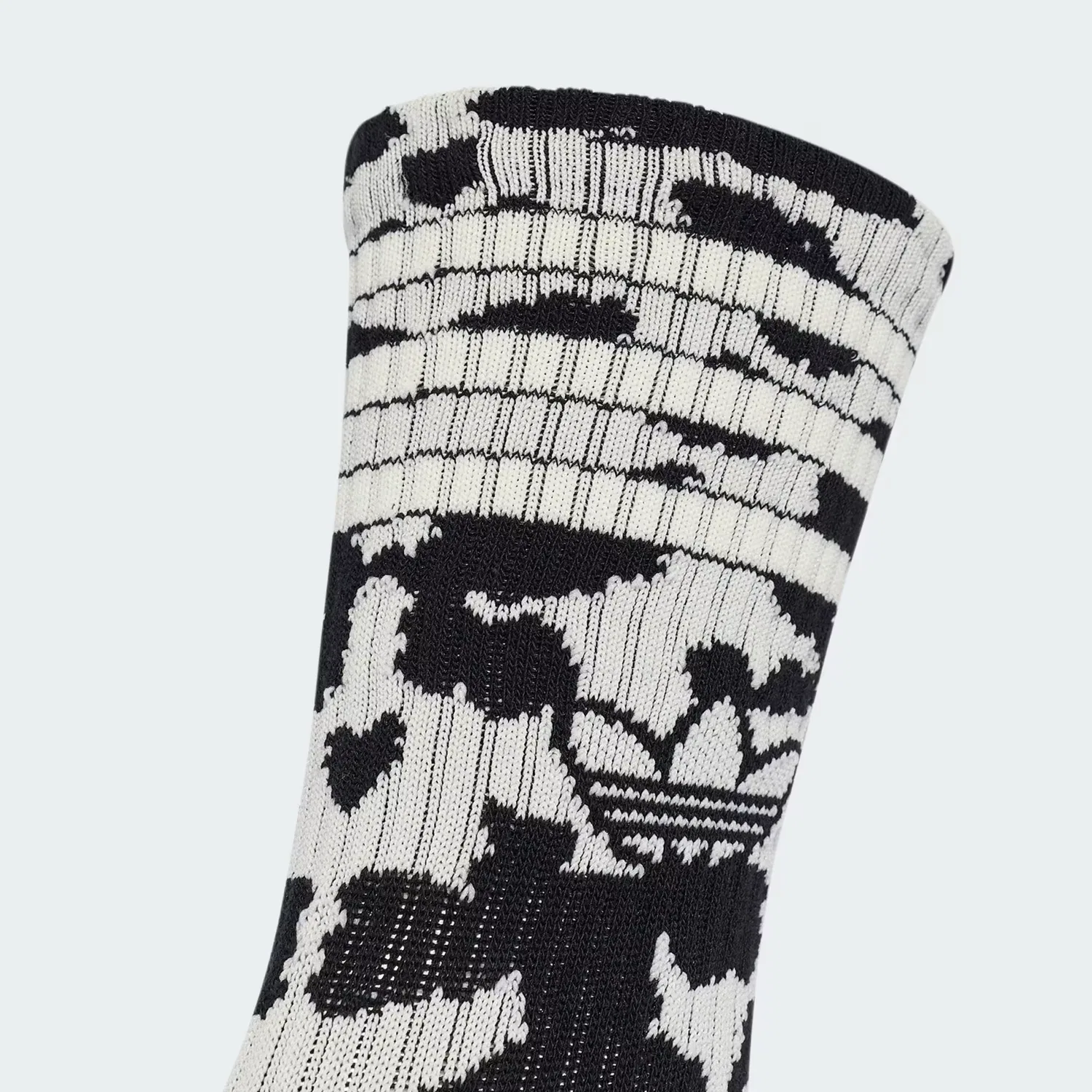 Носки с графическим принтом набор из 2 пар Animal Graphic Crew Adidas Originals, белый с черным — фото 3