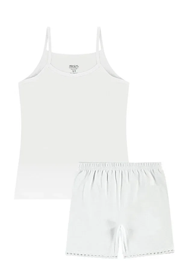 Детский комплект нижнего белья для девочек хлопковый Öts, White