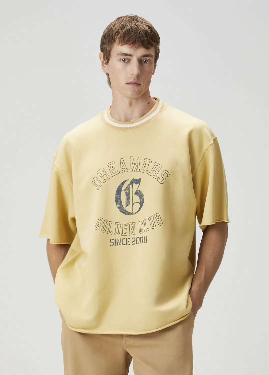 Свитшот Golden Goose, желтый — фото 2