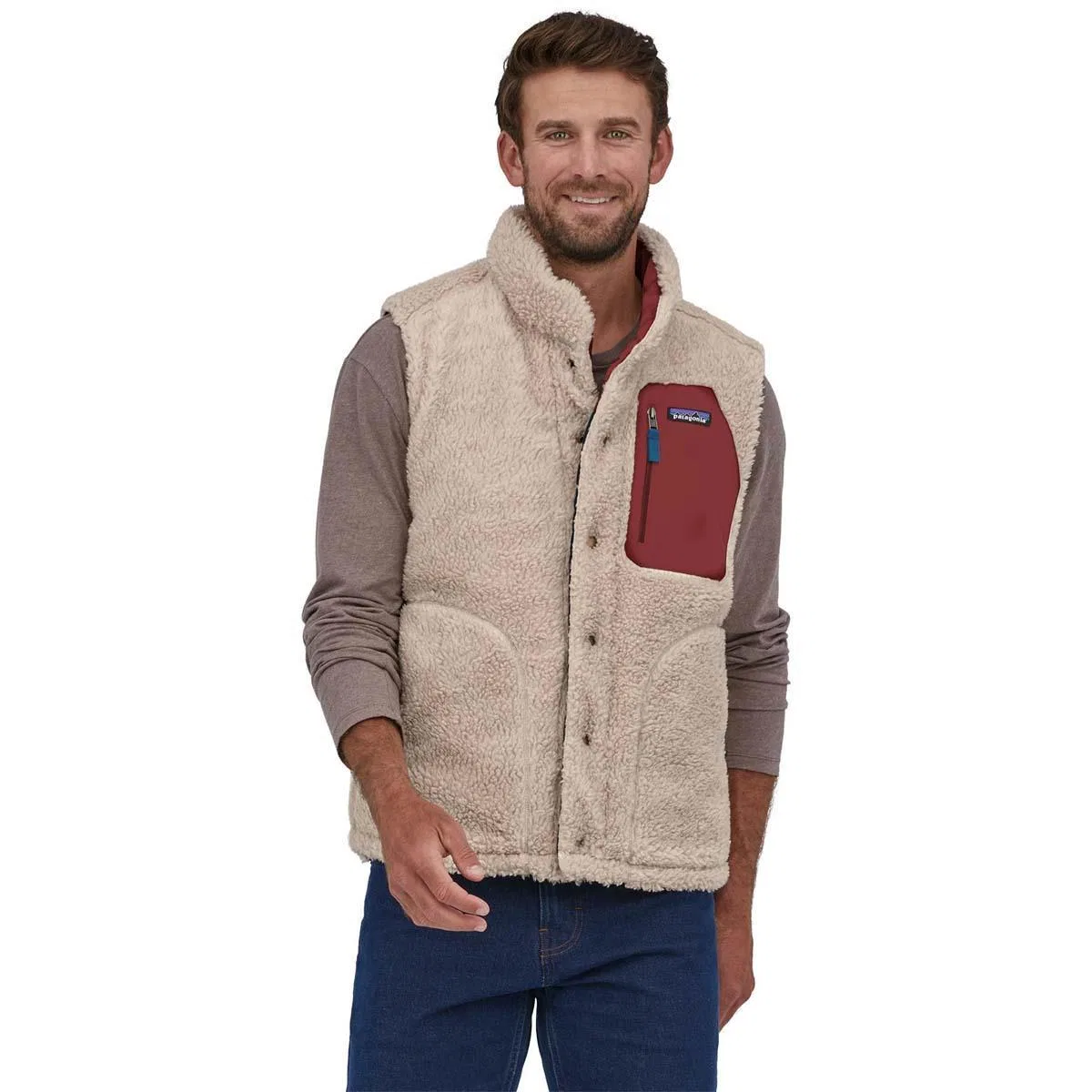 Жилет стеганый двусторонний с капюшоном Patagonia Reversible Bivy Down Vest, Tidepool Blue — фото 3