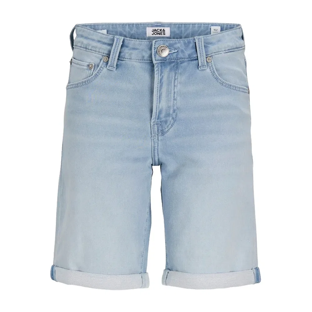 Шорты джинсовые Rick Icon 118 Junior Jack & Jones, синий — фото 3