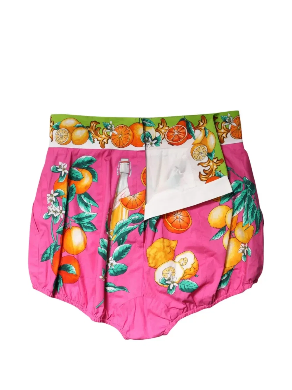 Шорты с цитрусовым принтом DOLCE & GABBANA, розовый