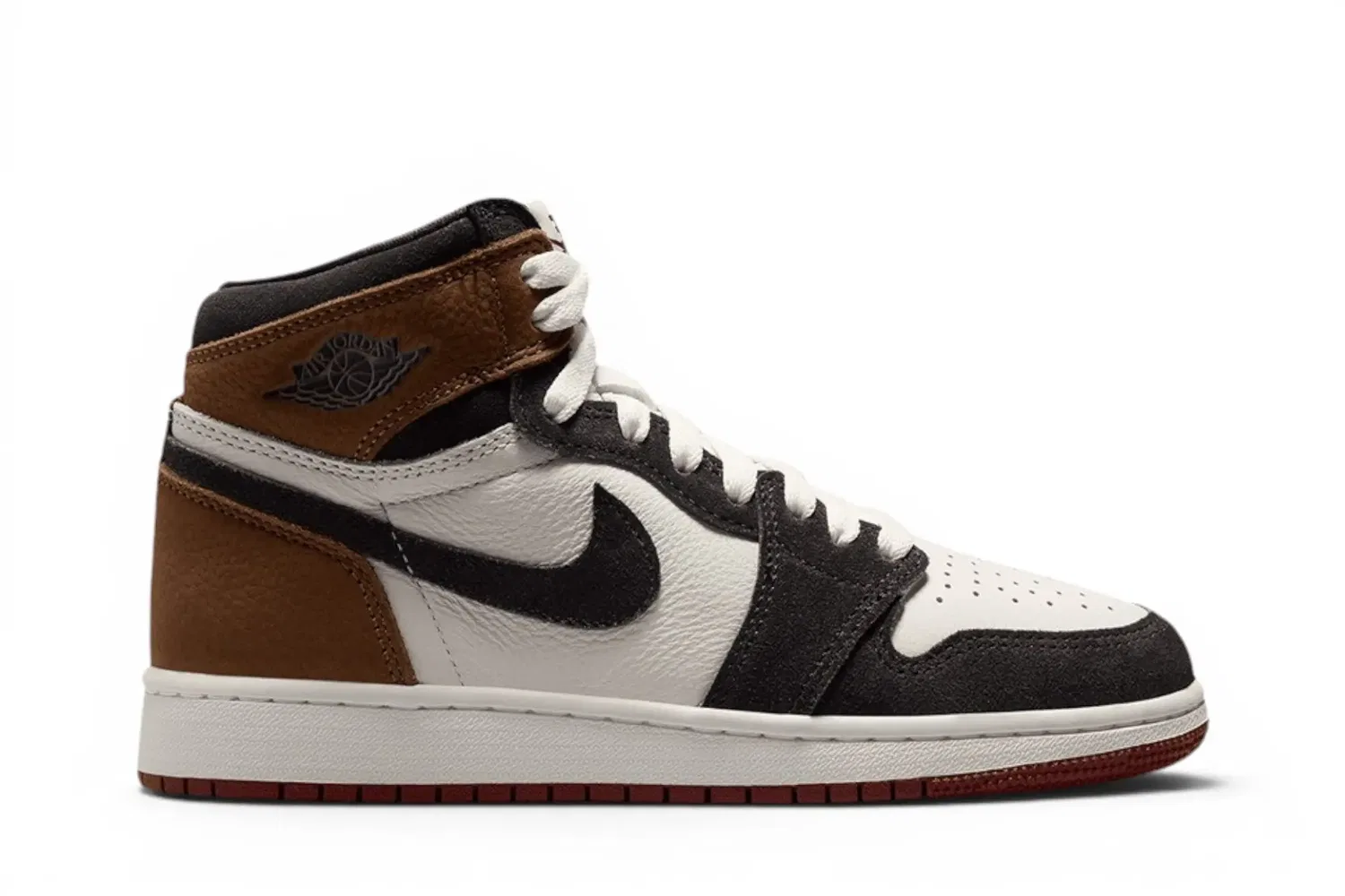 Кроссовки Air Jordan 1 High OG GS, коричневый