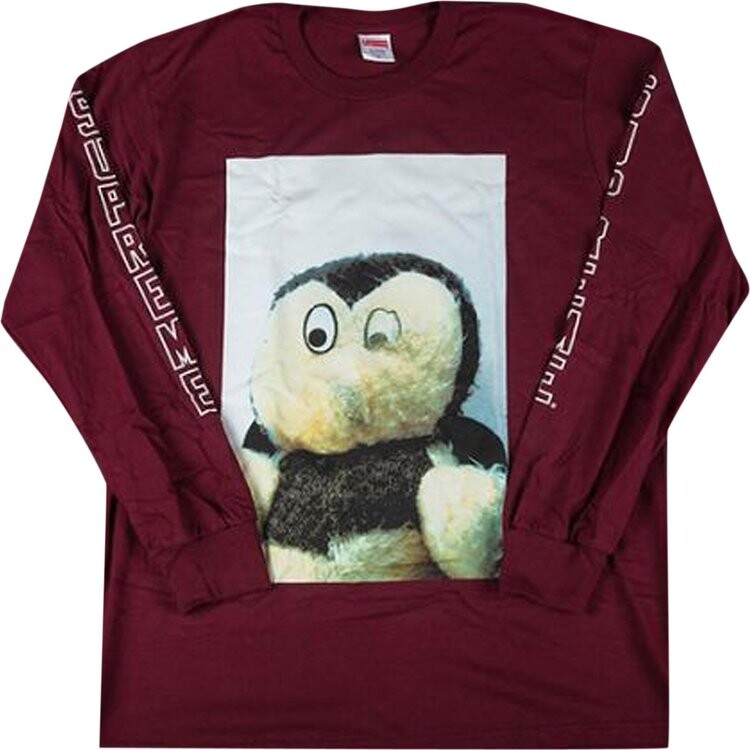 

Лонгслив Supreme x Mike Kelley Ahh...Youth! Long-Sleeve Tee 'Burgundy', красный