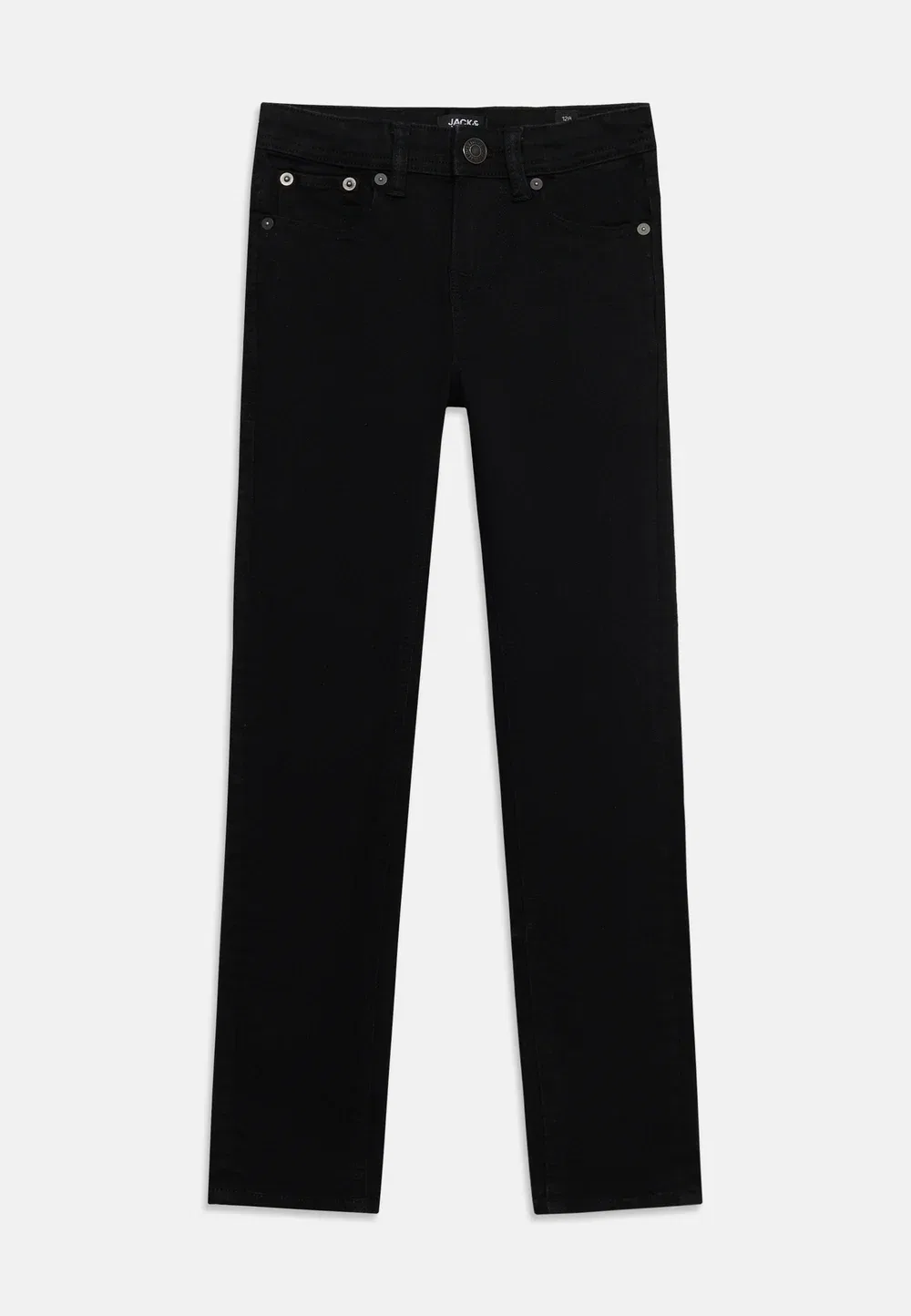 Jjiglenn jjoriginal - джинсы зауженного кроя Jack & Jones Junior, Black Denim — фото 3