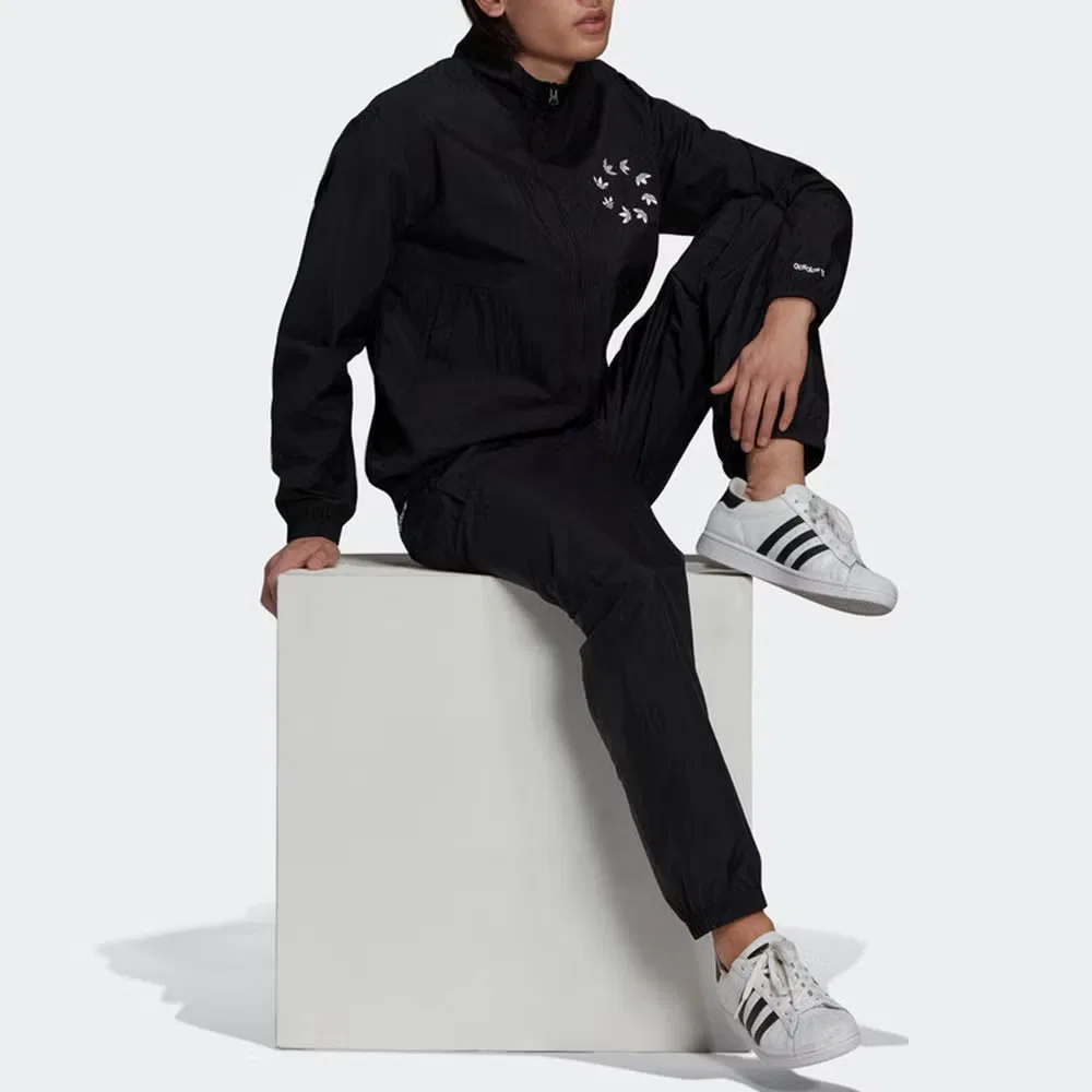 Брюки зауженные Adidas, черный — фото 4