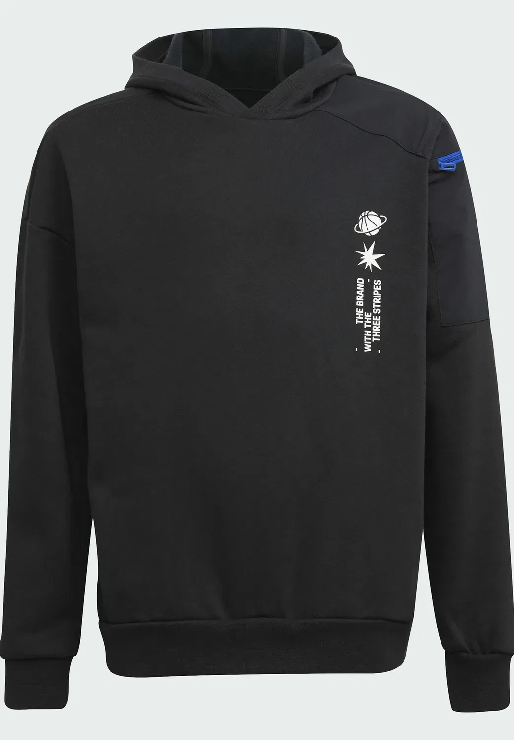 Толстовка с капюшоном Adidas Performance, Black — фото 3