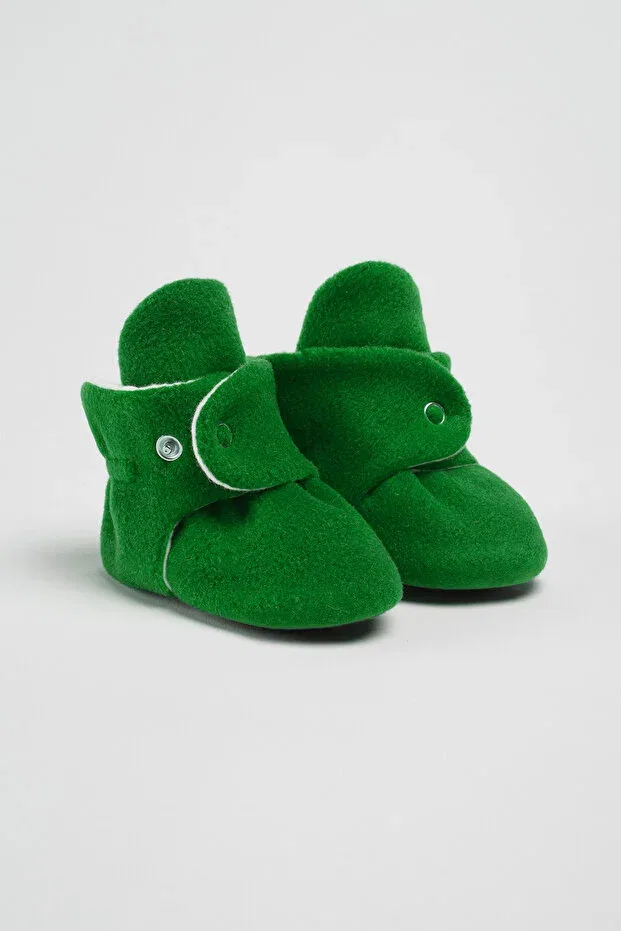 Детские домашние тапочки на липучке Babyzilla, Green