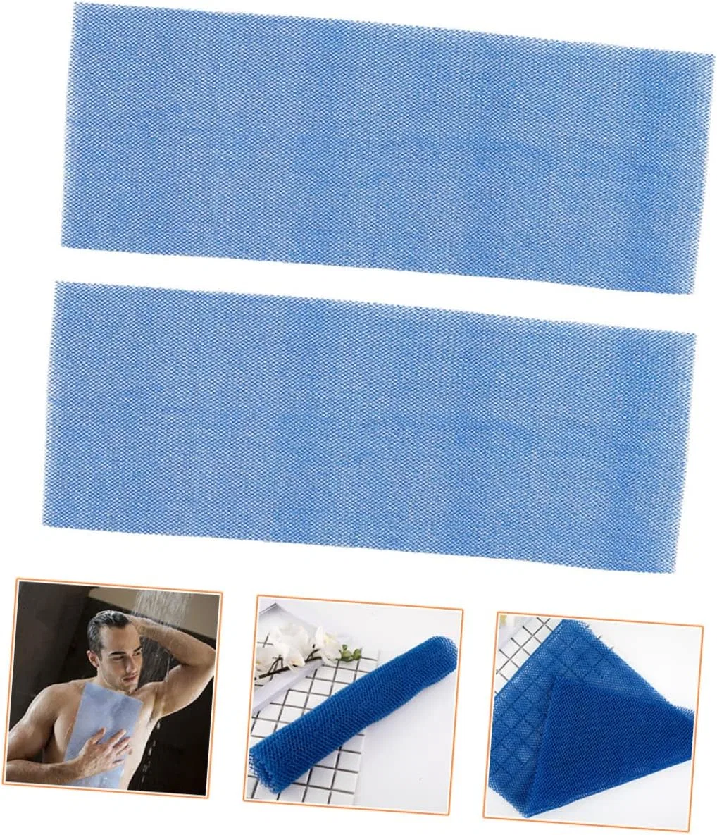 Эксфолиирующие варежки и перчатки FOMIYES, 2 шт, 80x30x0.1 см, Blue — фото 3