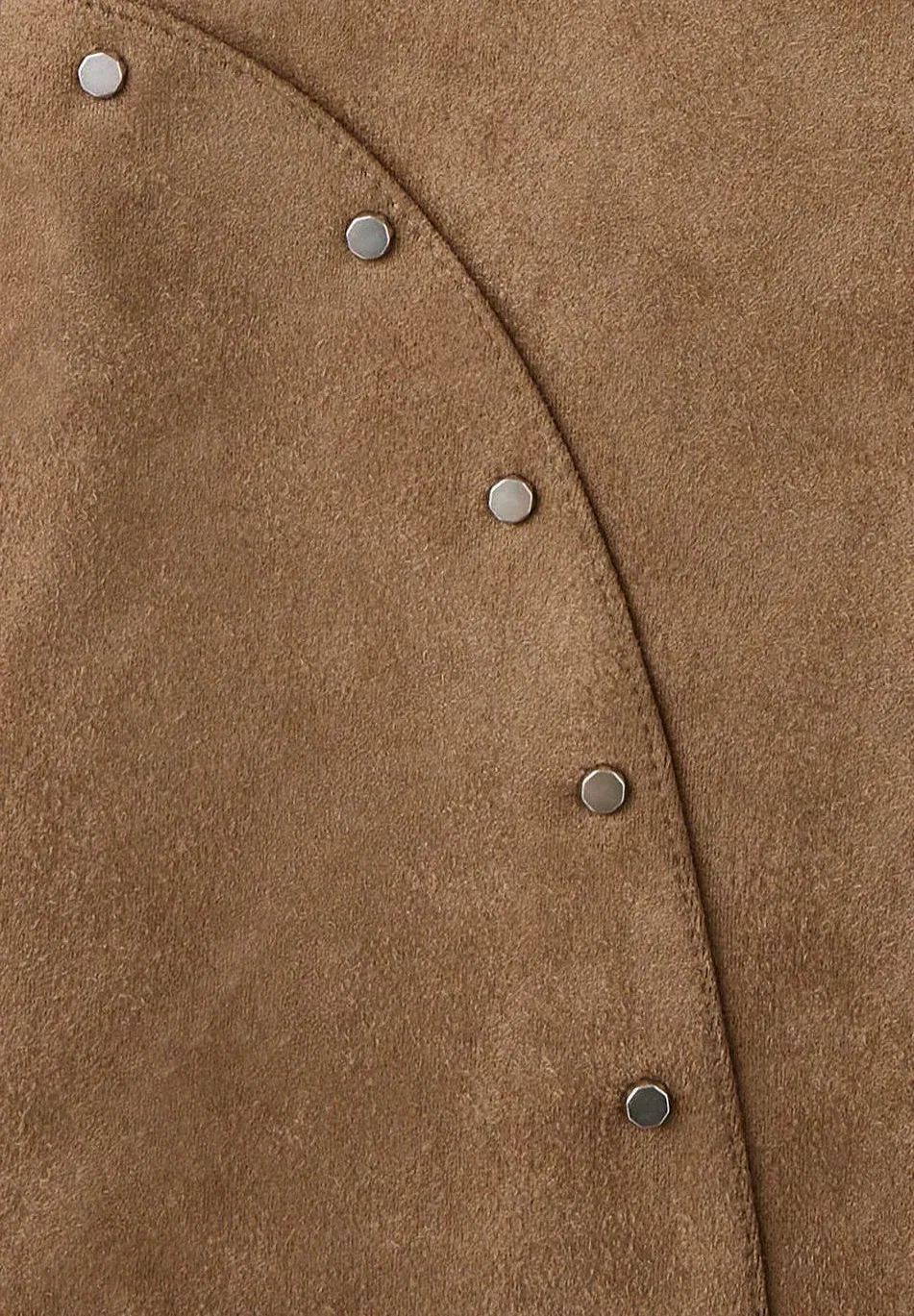 Подростковая куртка из искусственной кожи Mango Kids, Dark Brown — фото 3
