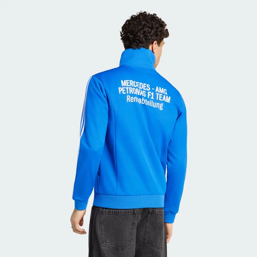 Спортивная толстовка на молнии ADIDAS PERFORMANCE 'Mercedes AMG Petronas Formula 1 Team Blue Wonder' синего цвета — фото 3