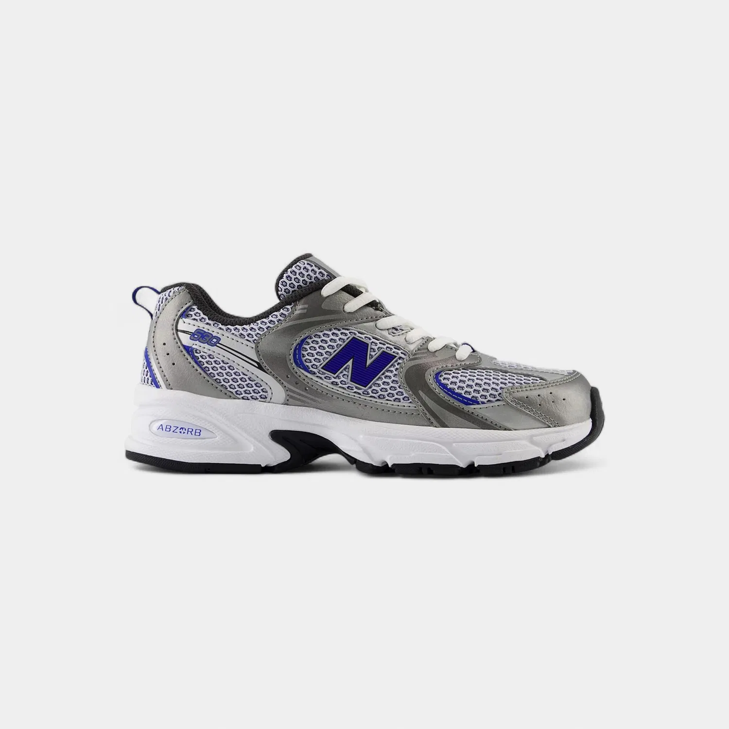 Детские кроссовки New Balance 530 Dark Silver Metallic Royal, Цвет Grau