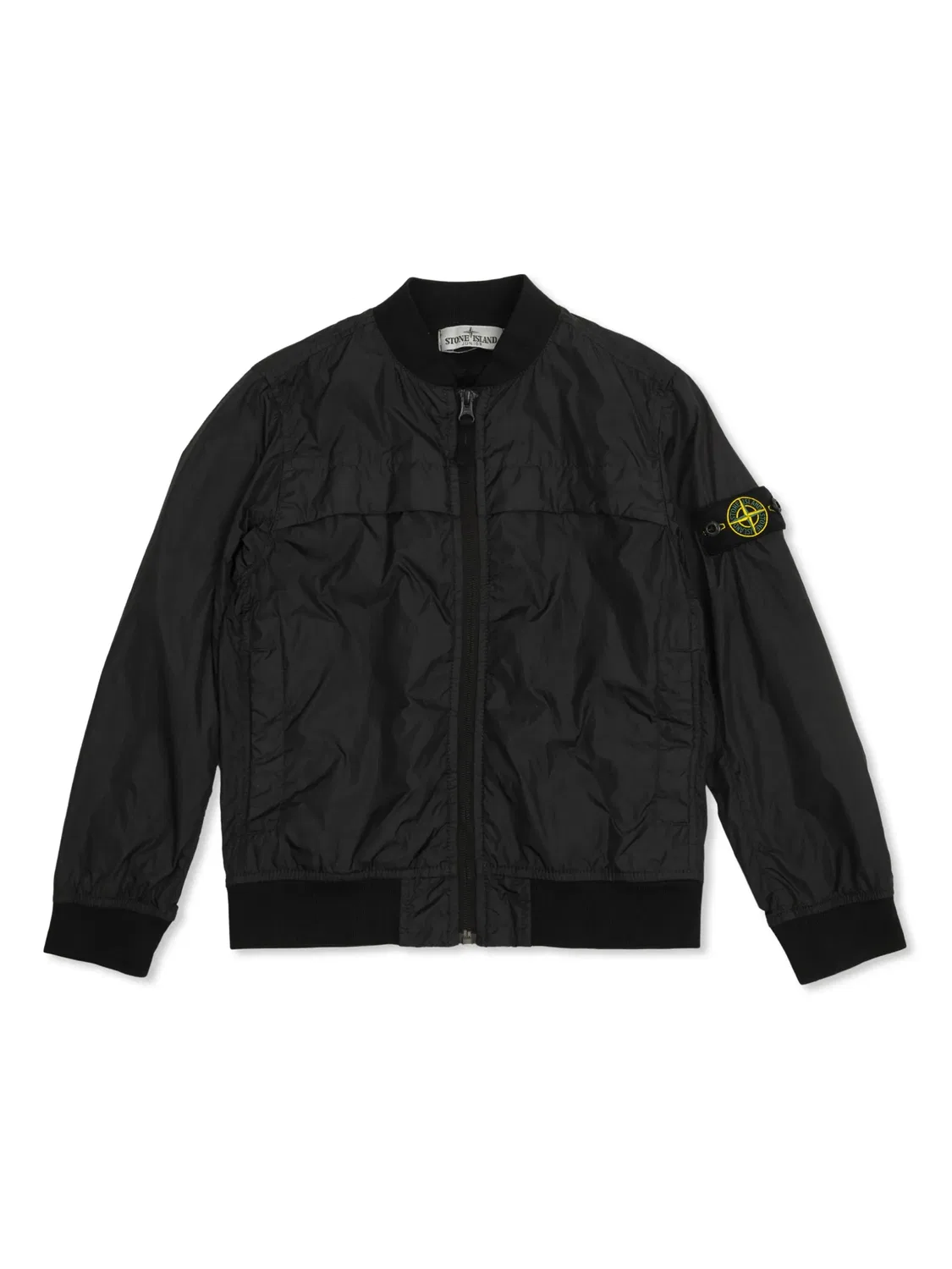 Stone Island Пуховик черного цвета