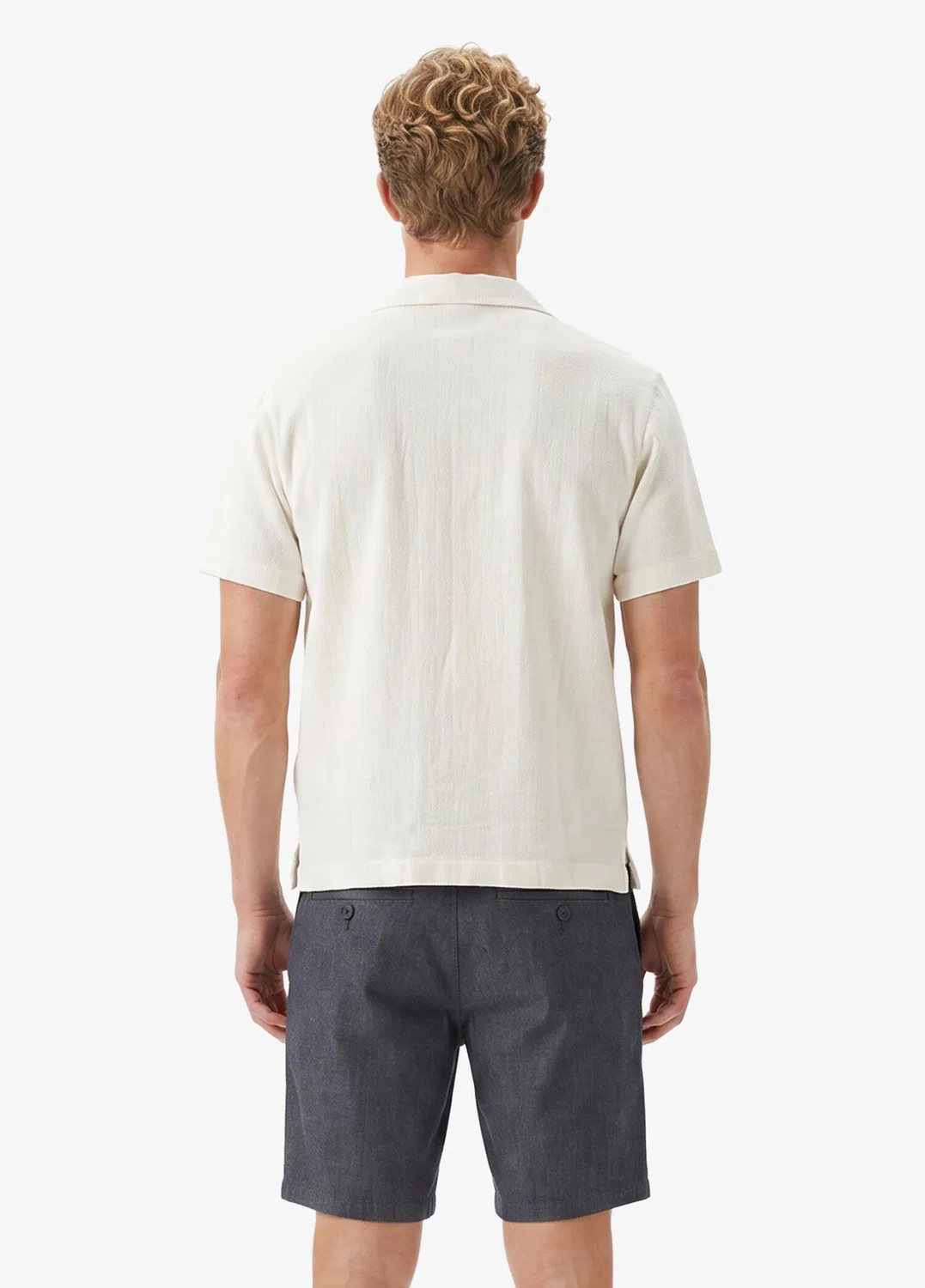 Рубашка Lacoste Relaxed Fit, кремовый — фото 2