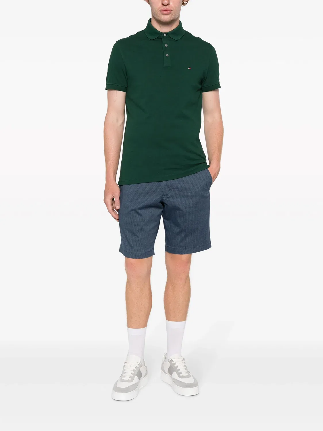 Брюки-шорты Brooklyn из хлопкового чиноса Tommy Hilfiger, индиго — фото 2