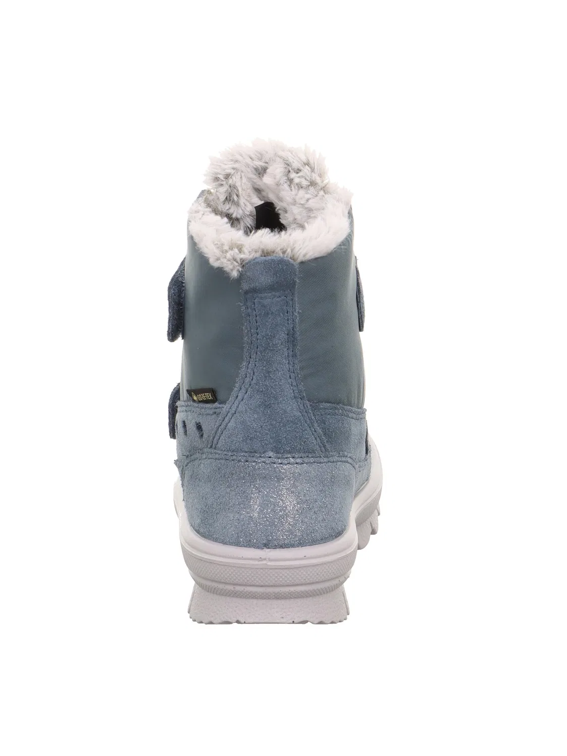 Детские снежные ботинки для девочек с блестками Flavia Superfit, Blue Blue 8000 — фото 3