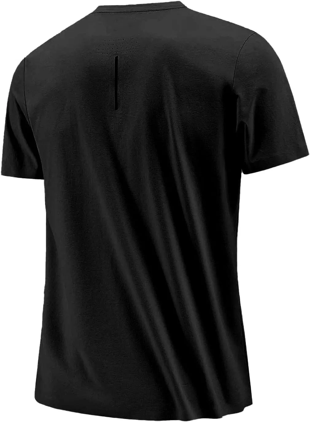 Мужская футболка с круглым вырезом Polyester, Black — фото 4