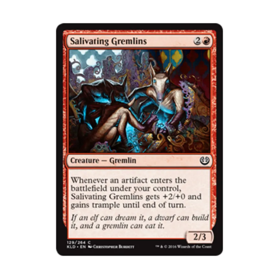 

CCG Выделения слюны гремлинами (C), MTG - Kaladesh