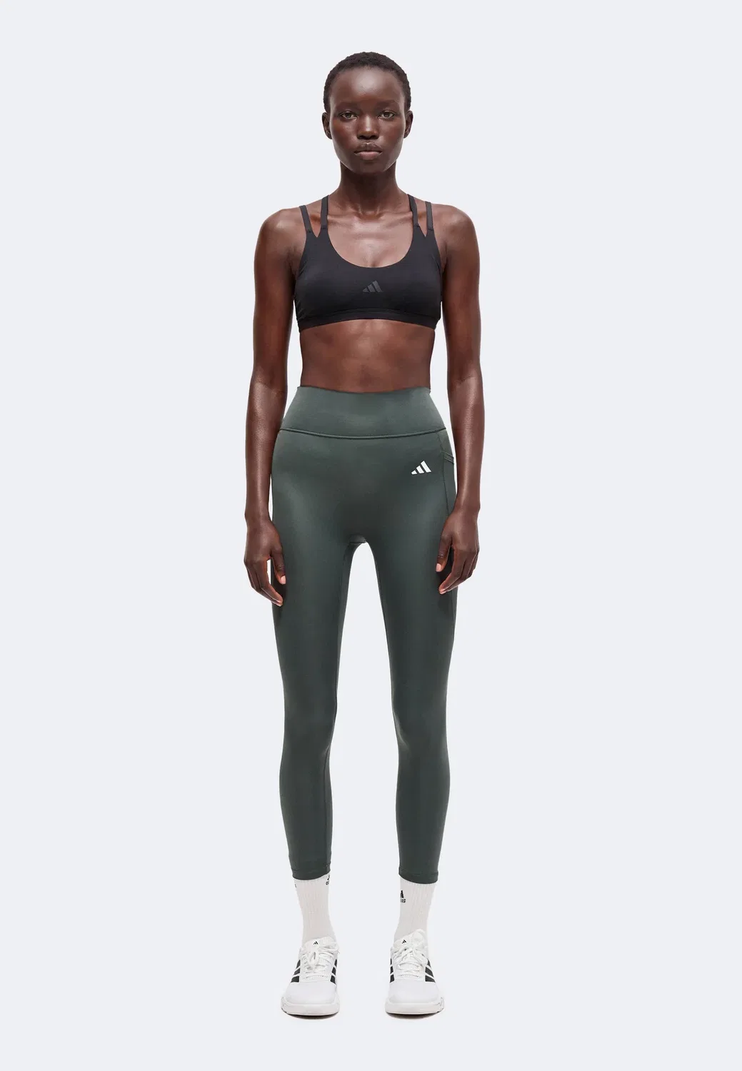 Тренировка Optimé Essentials 7/8 - леггинсы Adidas Performance, Legend Ivy — фото 2