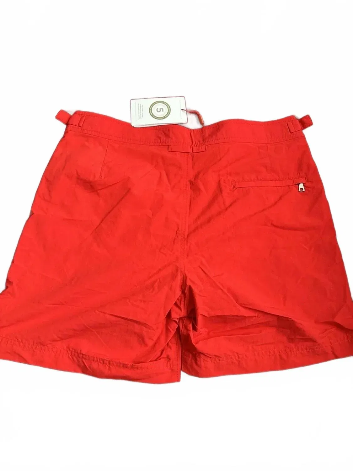 Детские шорты для мальчиков с однотонным дизайном Russell Orlebar Brown, Summer Red — фото 4