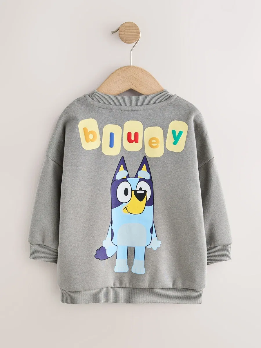 Толстовка «Bluey» серого цвета Next — фото 3