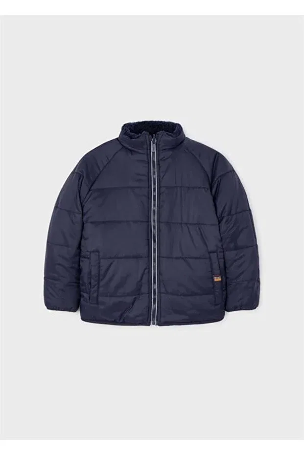 Детская куртка из флиса с двойным ворсом Mayoral, Navy Blue — фото 3