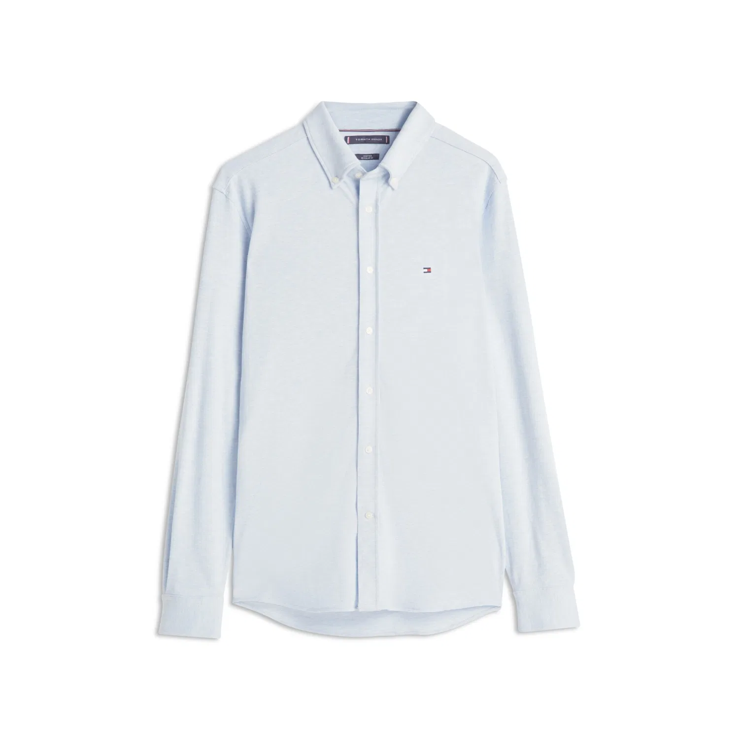 Мужская свободная рубашка с длинным рукавом Tommy Hilfiger, Light Blue Heather — фото 4