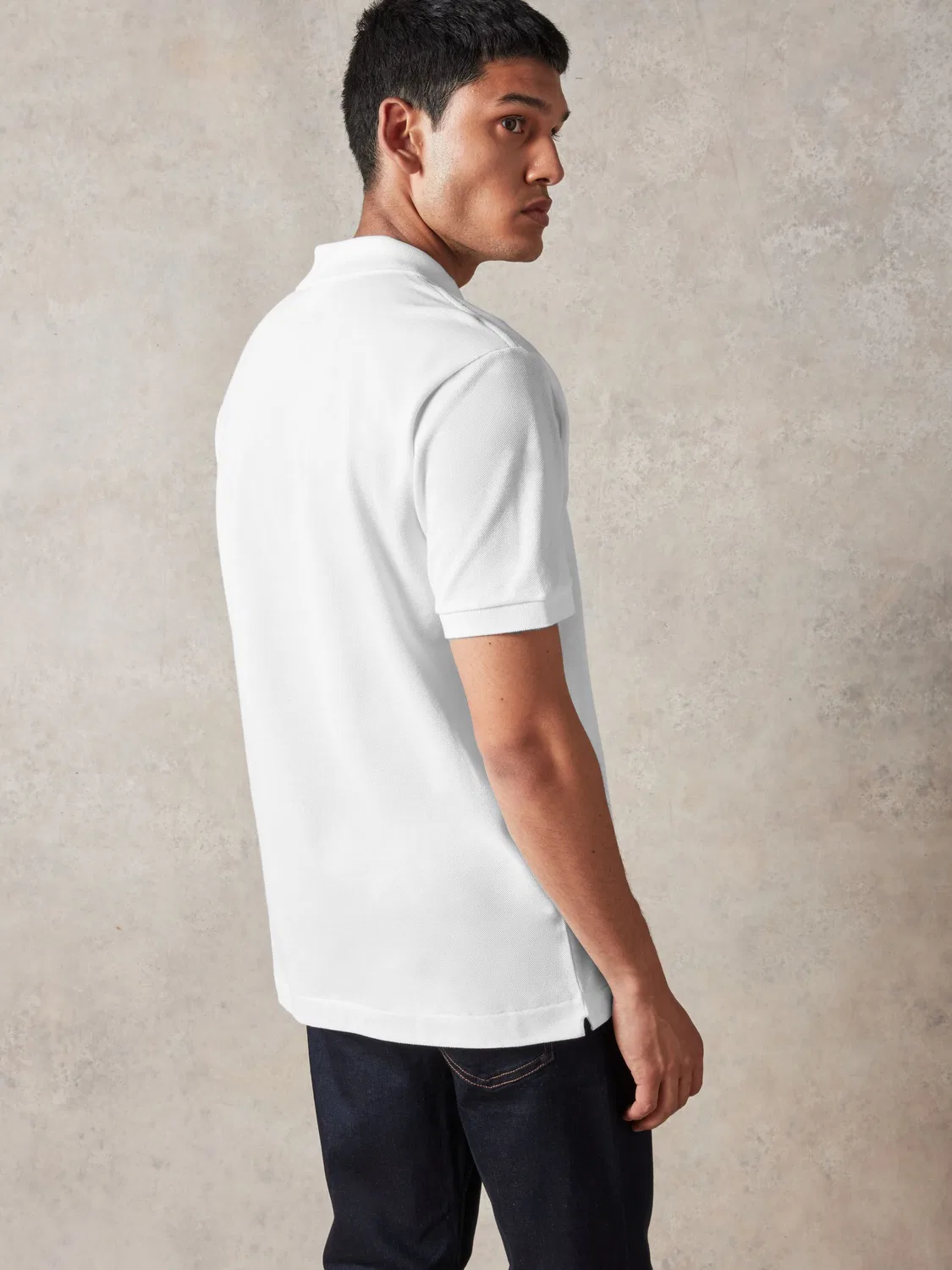 Поло, классическая модель L.12.12 Lacoste, белый — фото 3