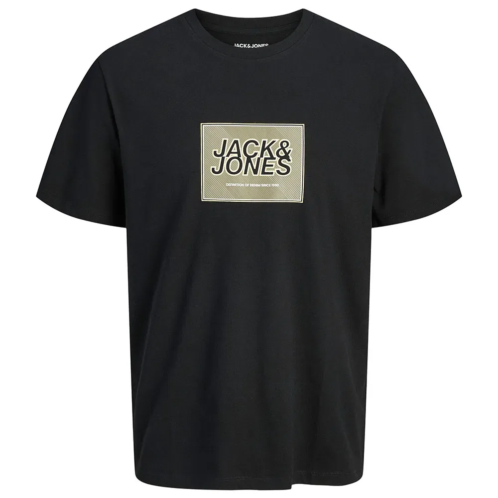 Футболка с коротким рукавом Rain Jack & Jones, черный — фото 3