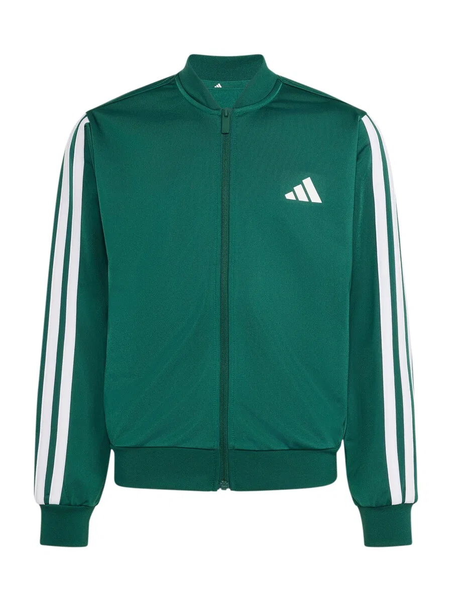 Спортивная толстовка на молнии ADIDAS SPORTSWEAR темно-зеленого цвета