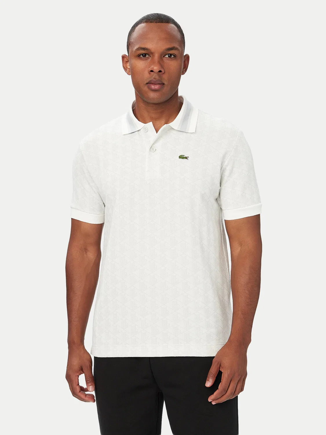 Мужское поло стандартного кроя Lacoste, бежевый