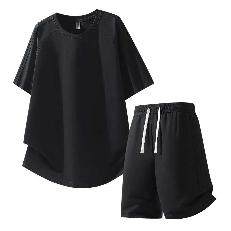 Детский комплект спортивной одежды с круглым вырезом Sugarfunk, Upgraded Black — фото 3