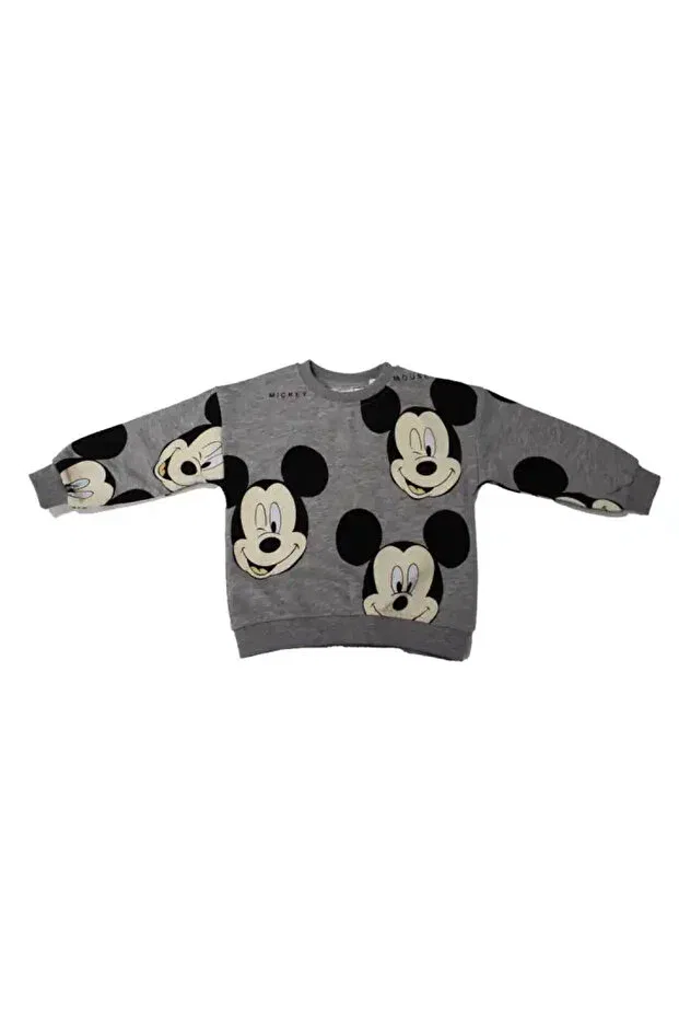 Детский спортивный костюм для девочек с принтом Mickey Mouse Cns Concept, Gri — фото 2