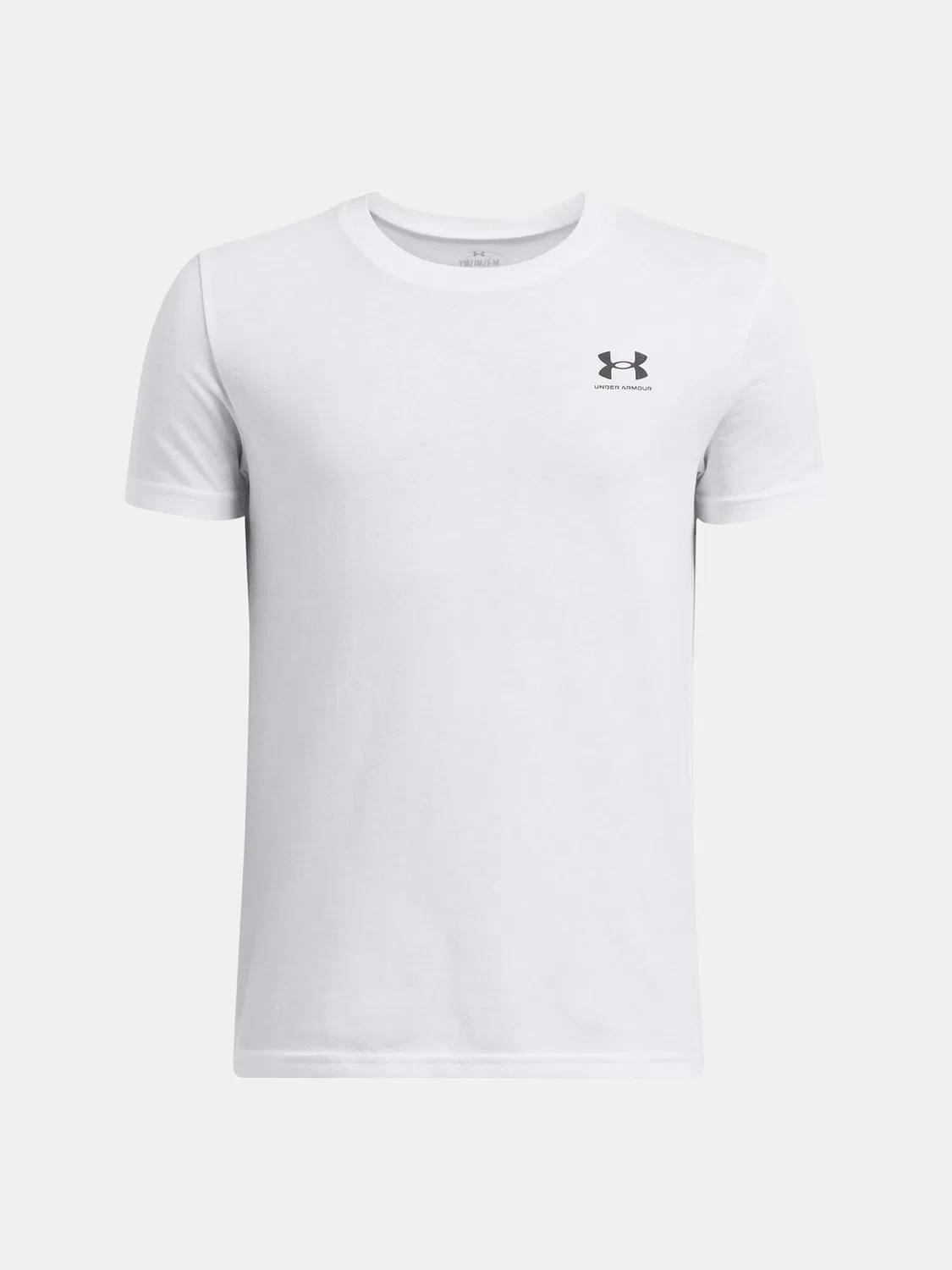 Детская футболка с принтом Sportstyle Left Chest Under Armour, Weiß