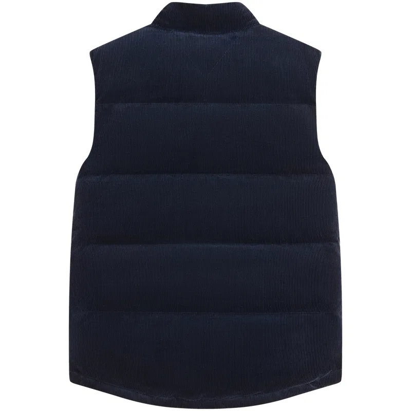 Мужской жилет утепленный с воротником-стойкой Tommy Hilfiger, Navy Blue/White DW5 — фото 3