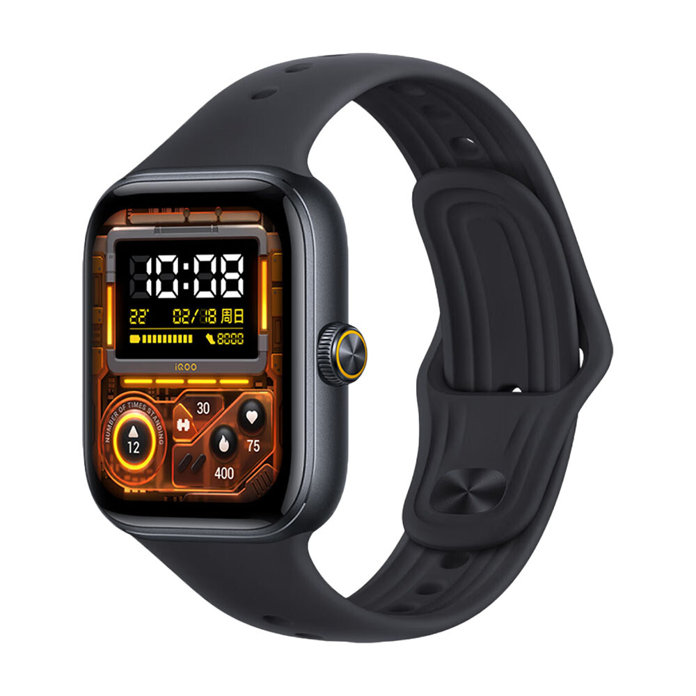 

Умные часы iQOO Watch GT, 46,9 мм, Bluetooth + eSIM, черный