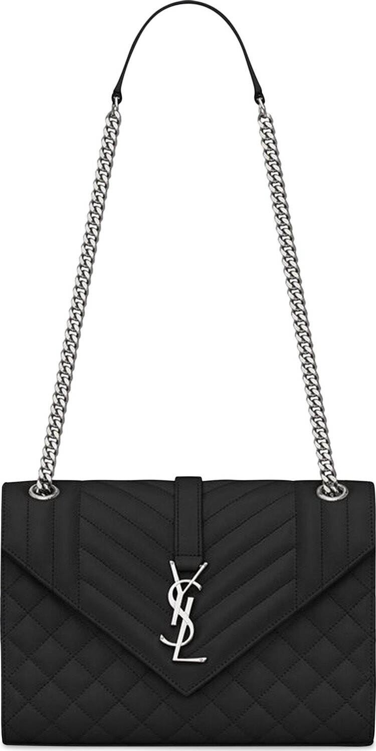

Сумка Saint Laurent Envelope Medium Chain Bag Noir, черный