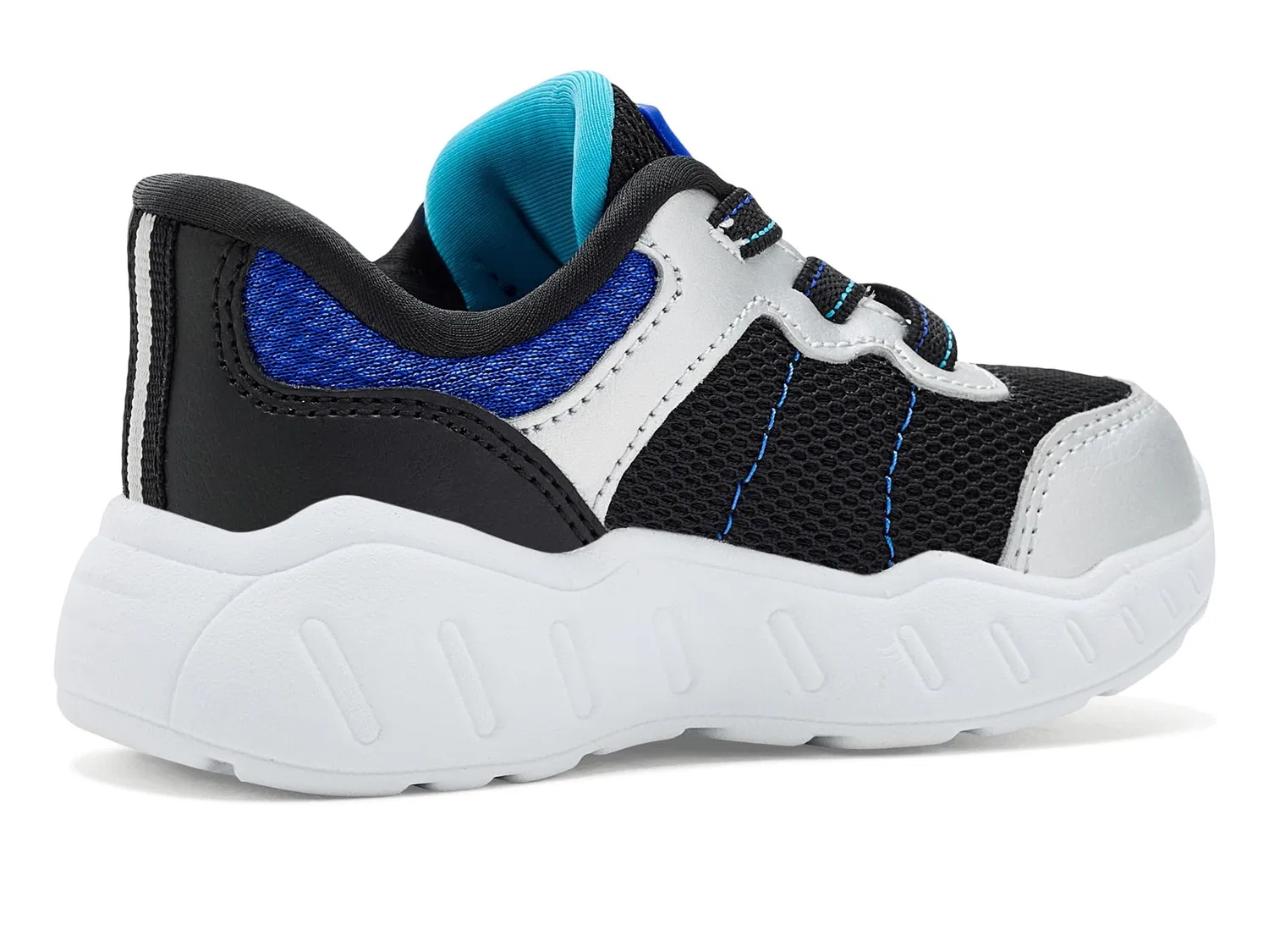 Кроссовки Hands Free Slip-Ins-Play Scene - Power Scouts 407625N (для малышей) Skechers Kids, Black/Silver — фото 4