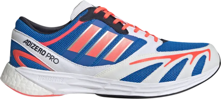 

Кроссовки Adidas Adizero Pro V1 DNA 'Blue Rush Turbo', синий