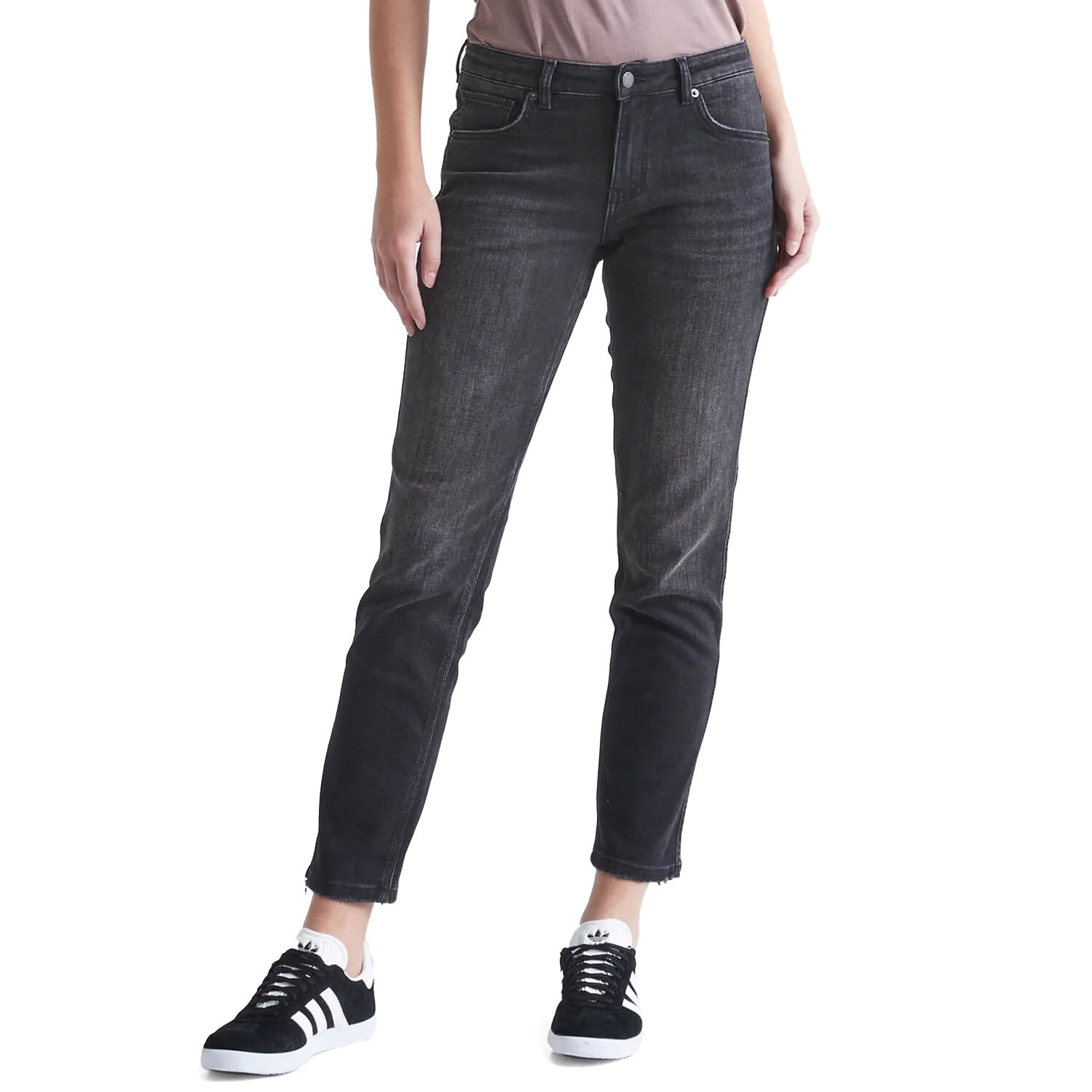 

Джинсы DU/ER Girlfriend Performance Denim, черный