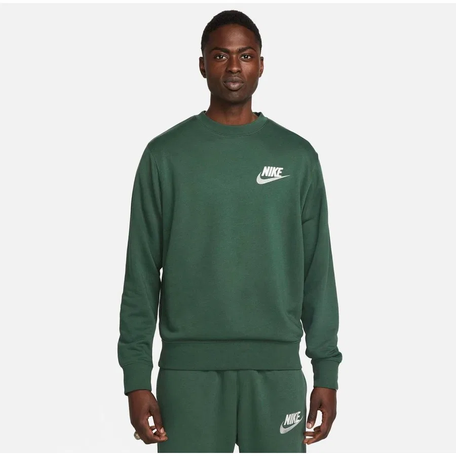 Свитшот с длинным рукавом Club+ Fit Crew Nike, Зеленый