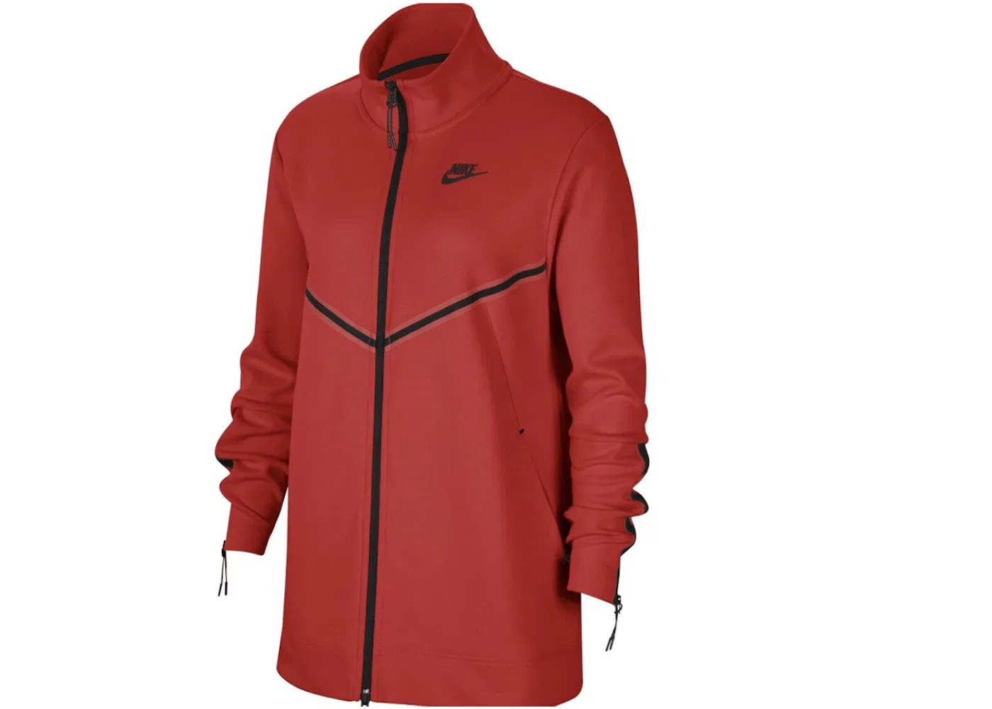 Женская толстовка на молнии с технологией Tech Fleece Nike, красный