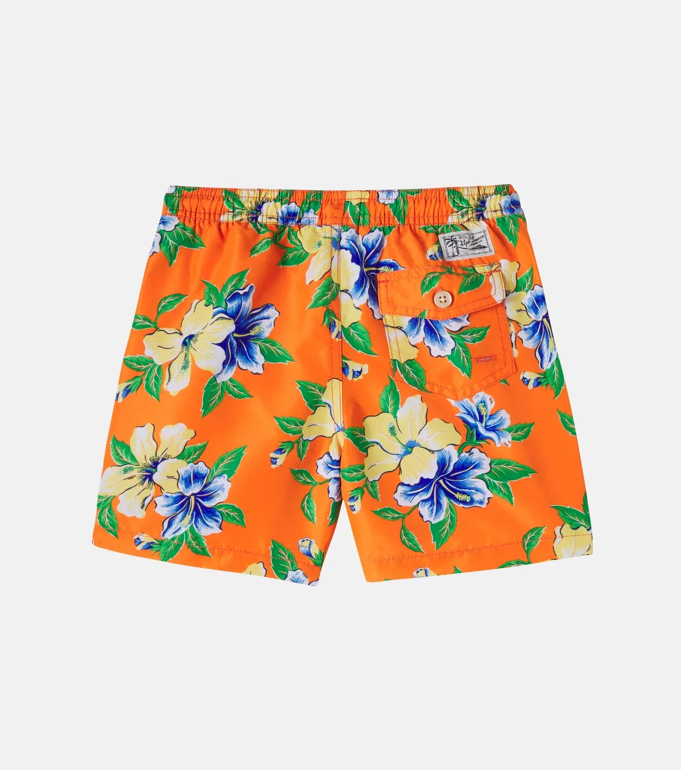 Плавки-шорты с цветочным принтом Polo Ralph Lauren Kids, оранжевый — фото 3